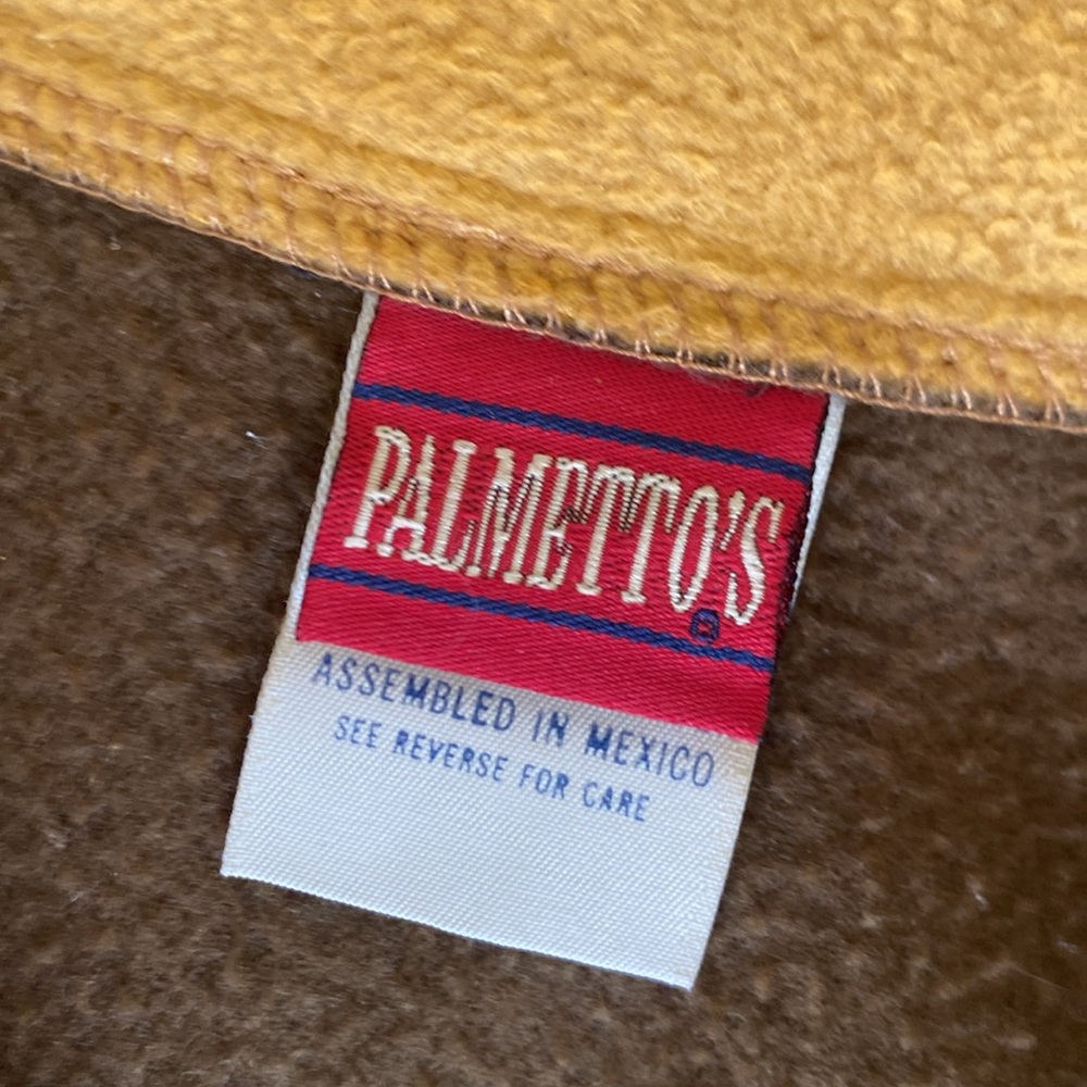 Vintage Palmetto’s Fleece Quarter Zip Pullover - Size Medium - Picture 3 of 8